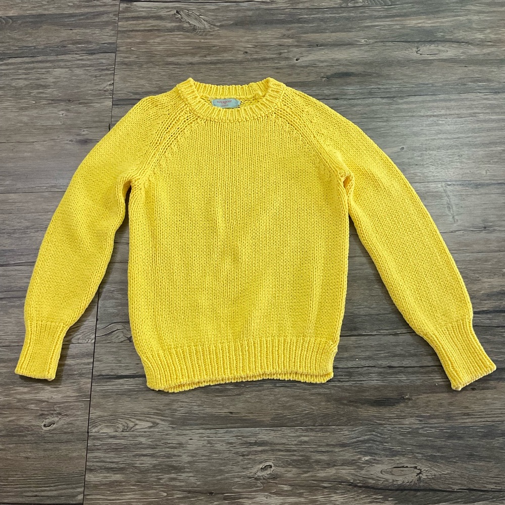 Voyageur Cotton Pullover Sweater Sz M